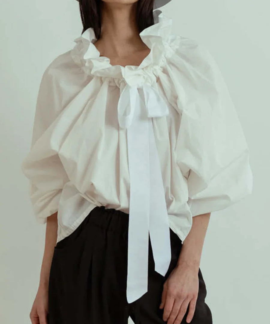 Bellarine padded cotton blouse