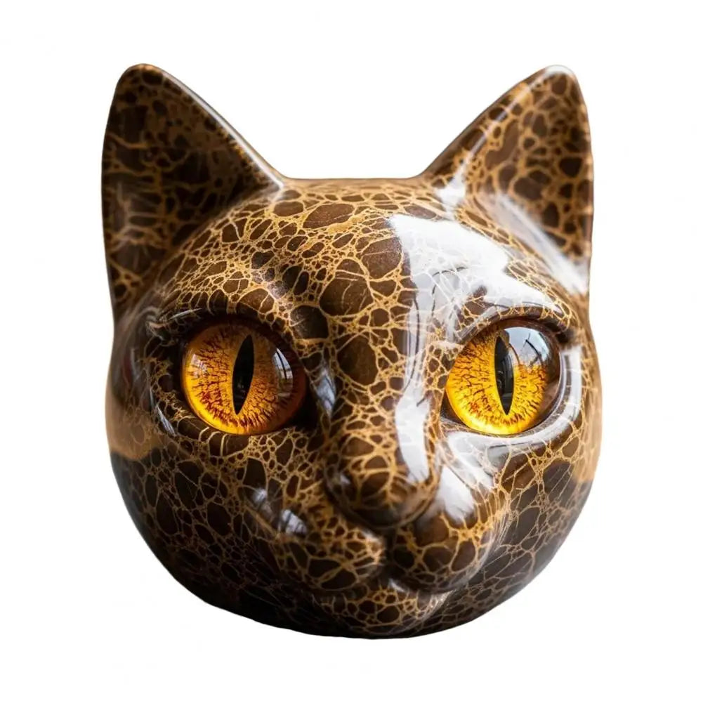 Elegant Black Cat Sculpture