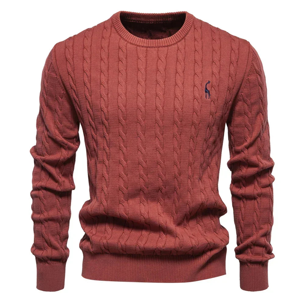 Falkner™ | Stickad modern herrtröja