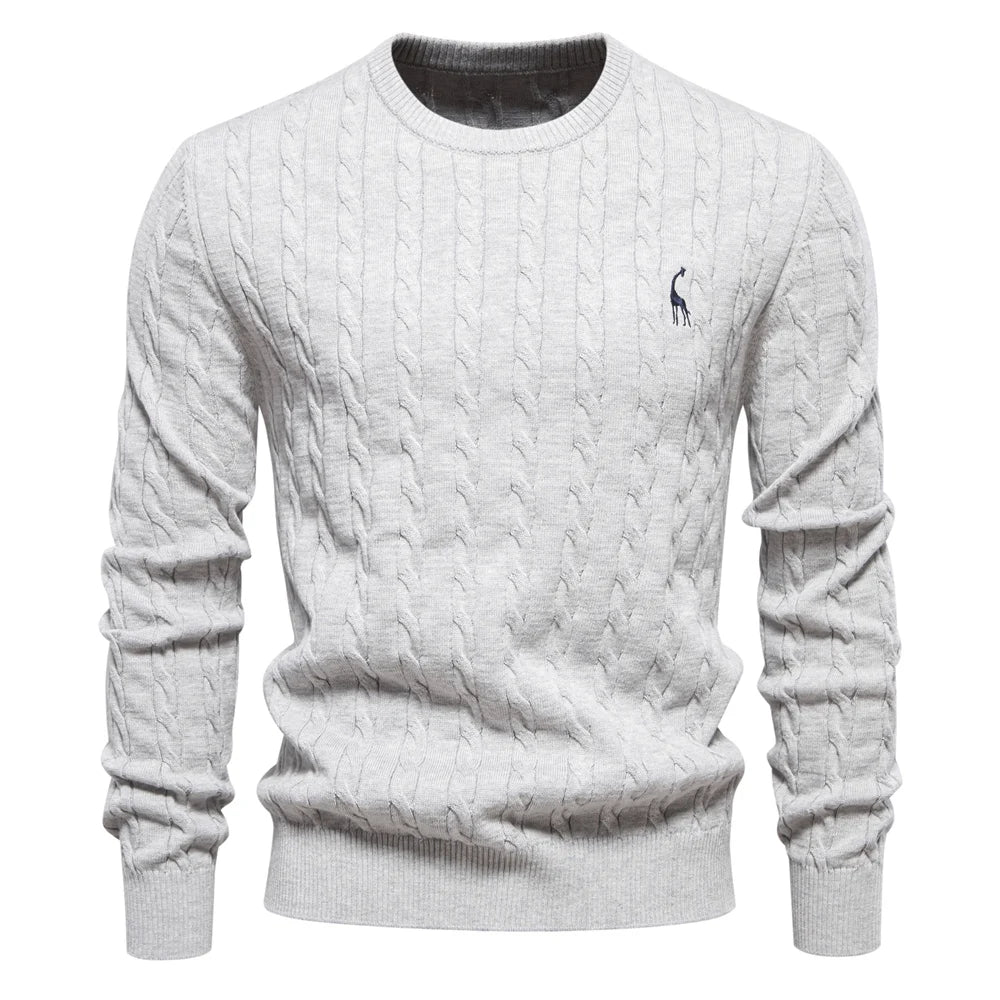 Falkner™ | Stickad modern herrtröja