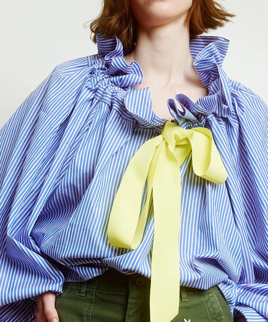 Bellarine padded cotton blouse