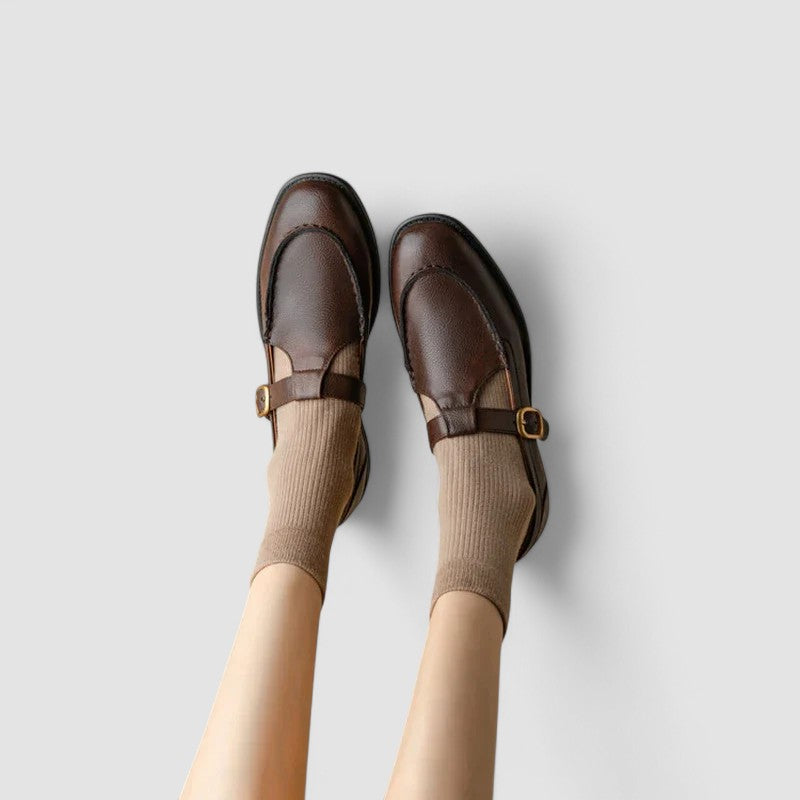 Square Toe Mary Jane Orthopedic Shoes