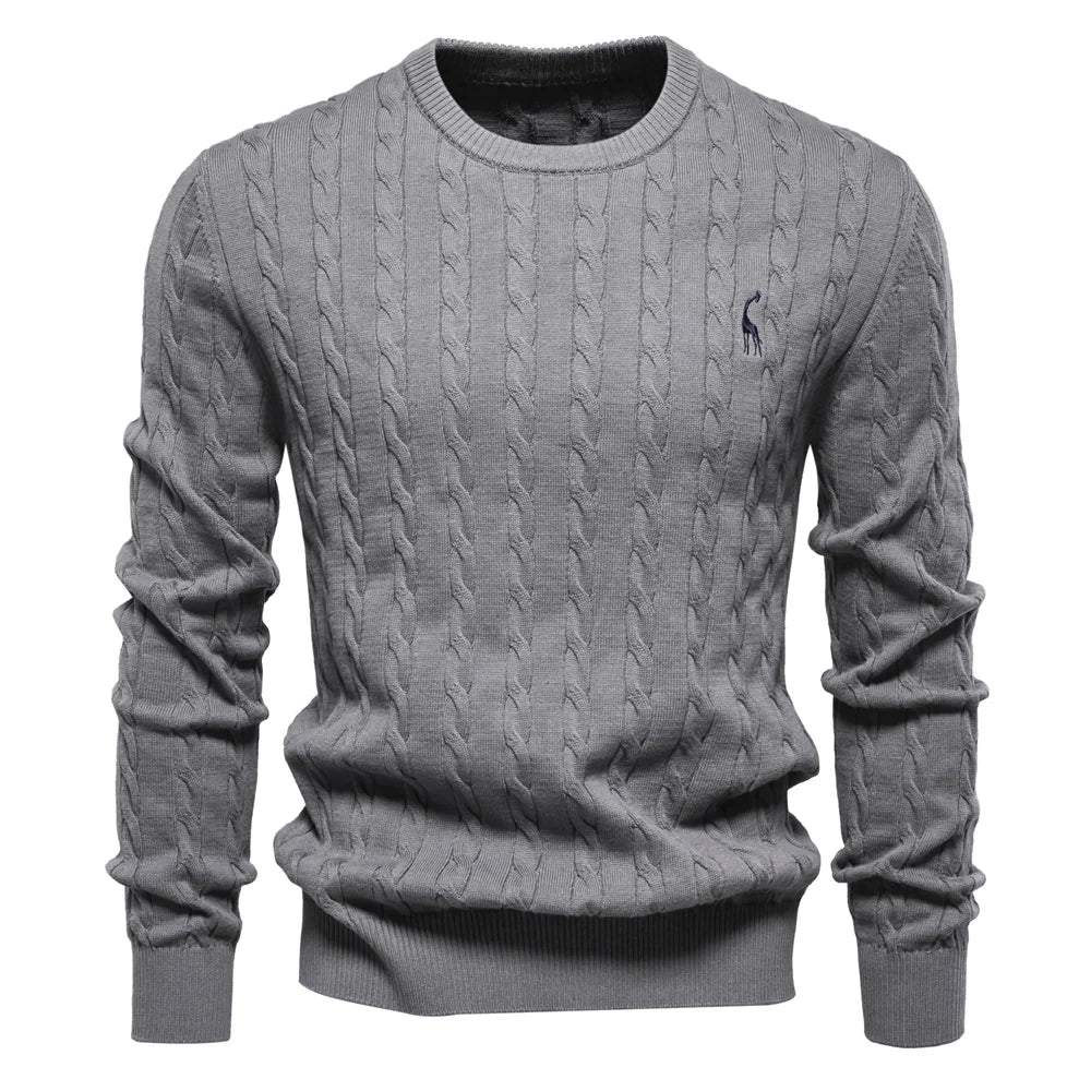 Falkner™ | Stickad modern herrtröja