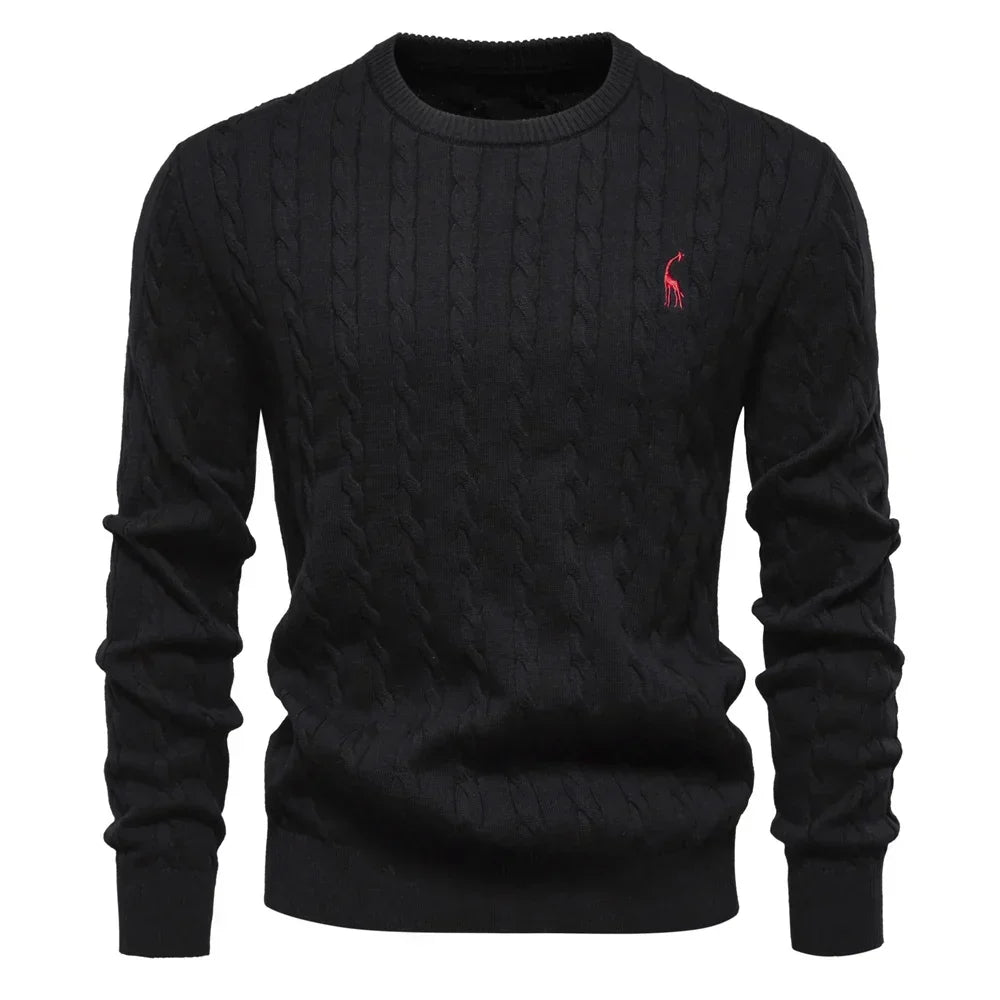 Falkner™ | Stickad modern herrtröja