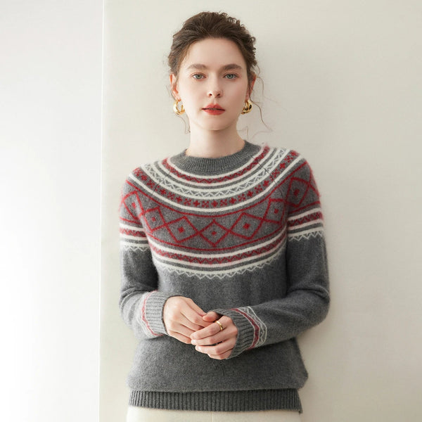 Norvale Alpine Jacquard Cashmere Jumper