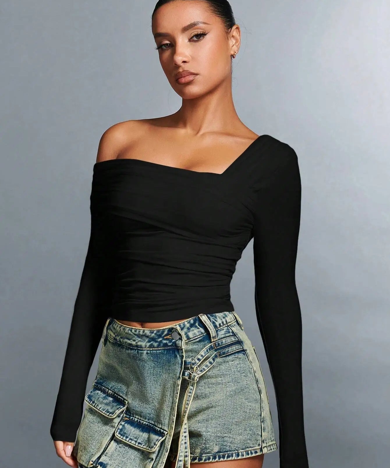 Clara Monroe One Shoulder Top