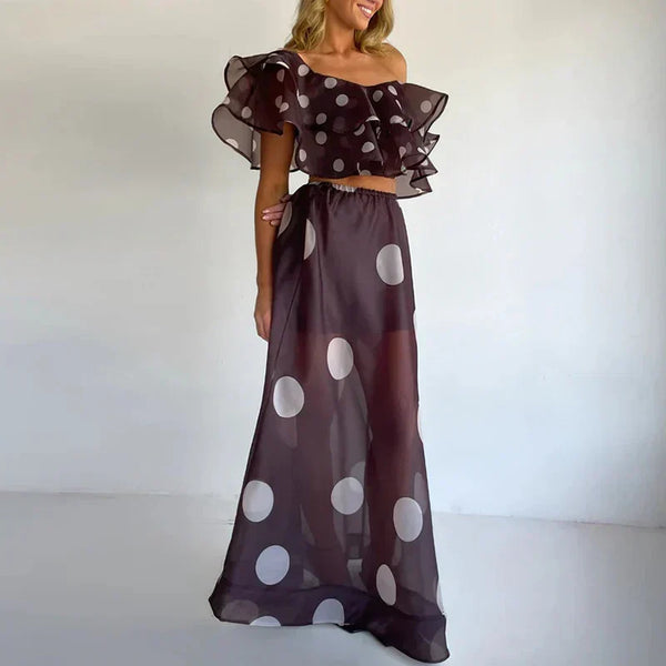 Isla Sheer Set with Dots