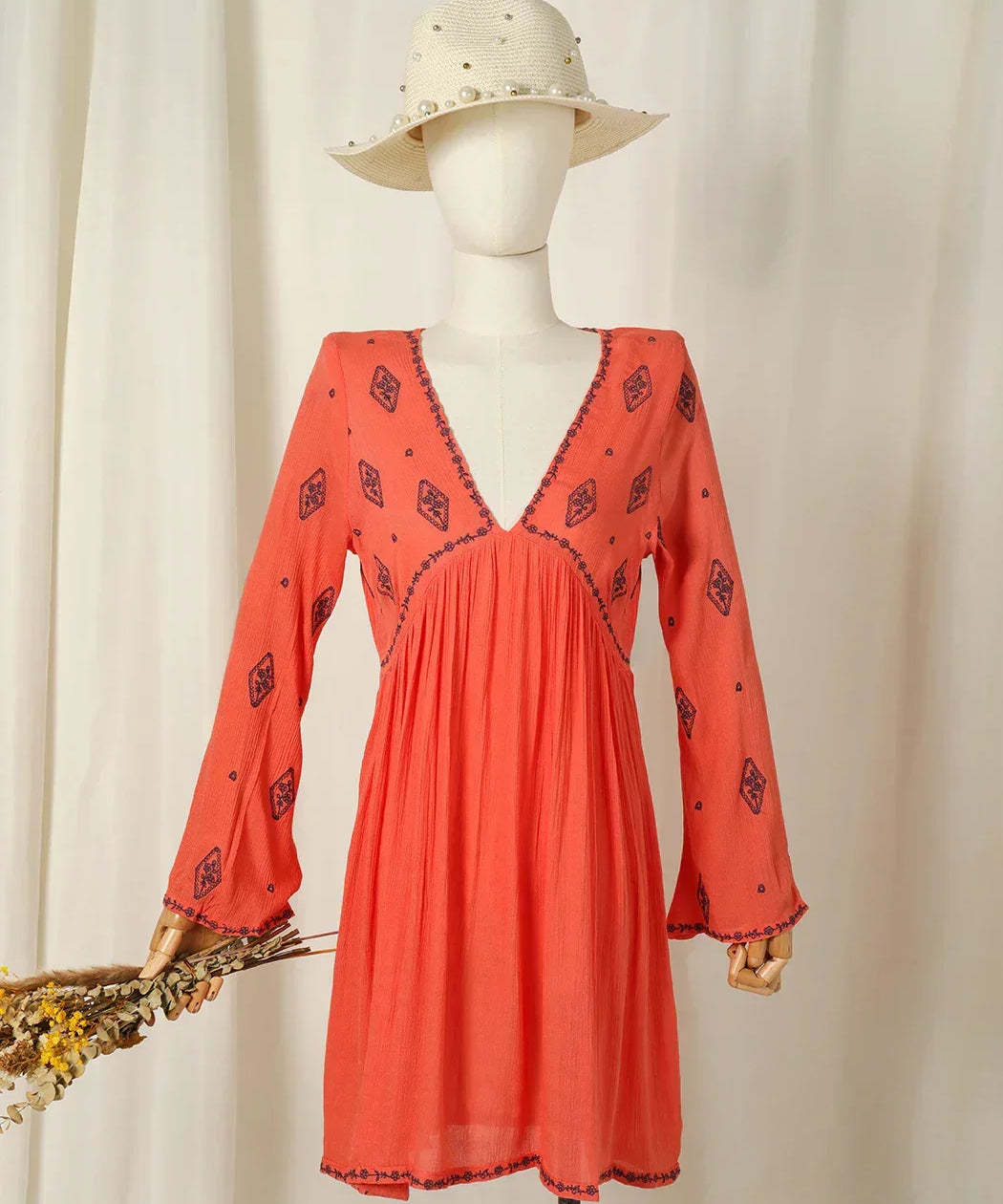 Diamond Embroidered Tunic