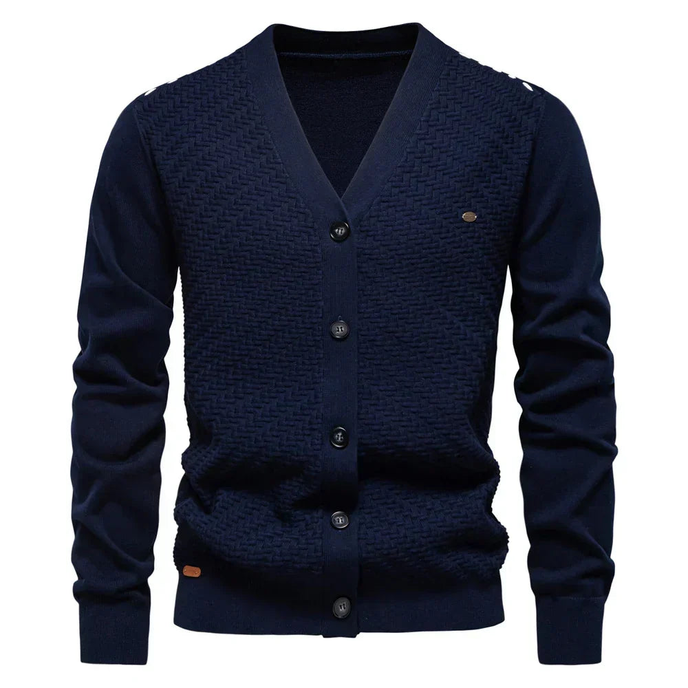 Schneider™ | Varm herrcardigan med V-hals