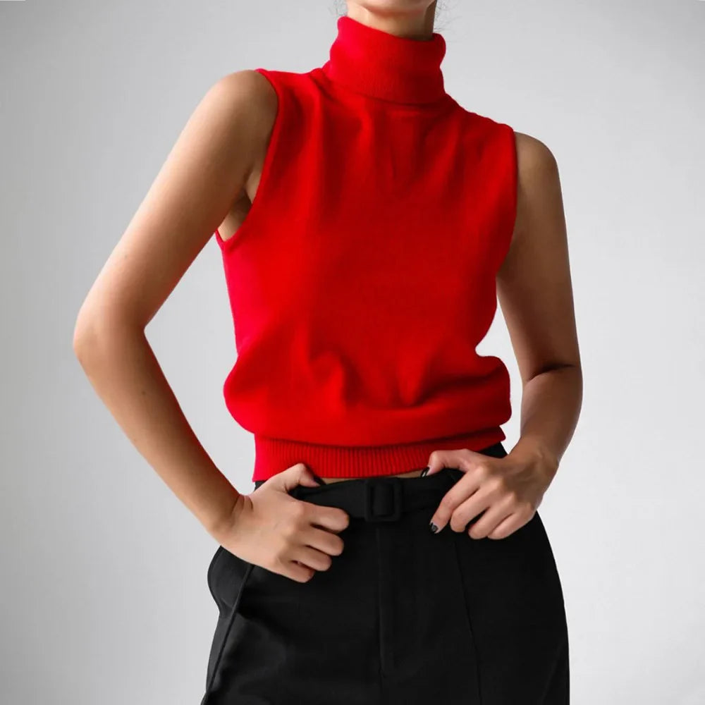 Marenton Vest with High Collar