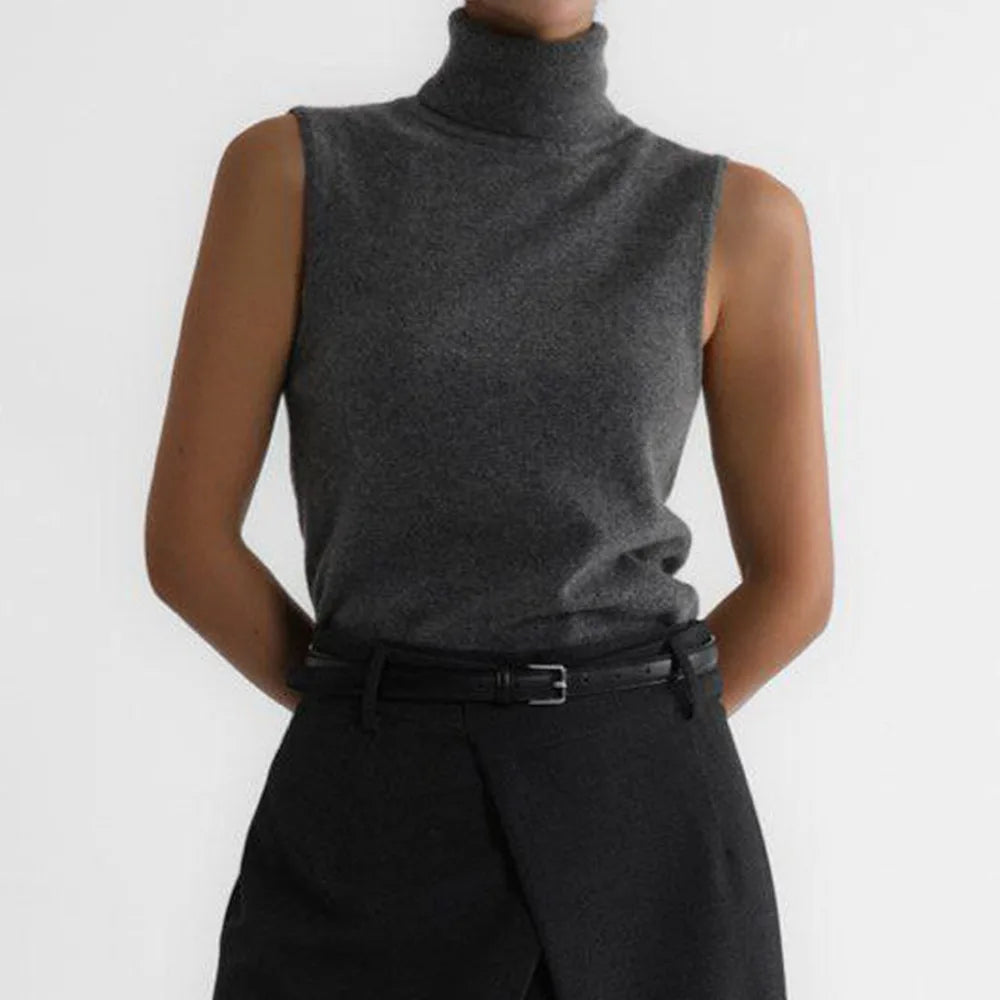 Marenton Vest with High Collar