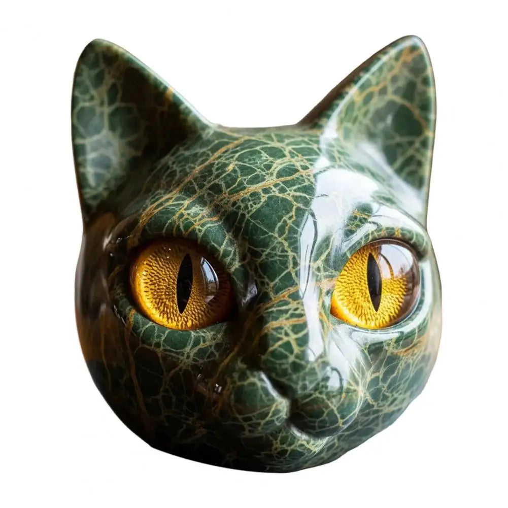 Elegant Black Cat Sculpture