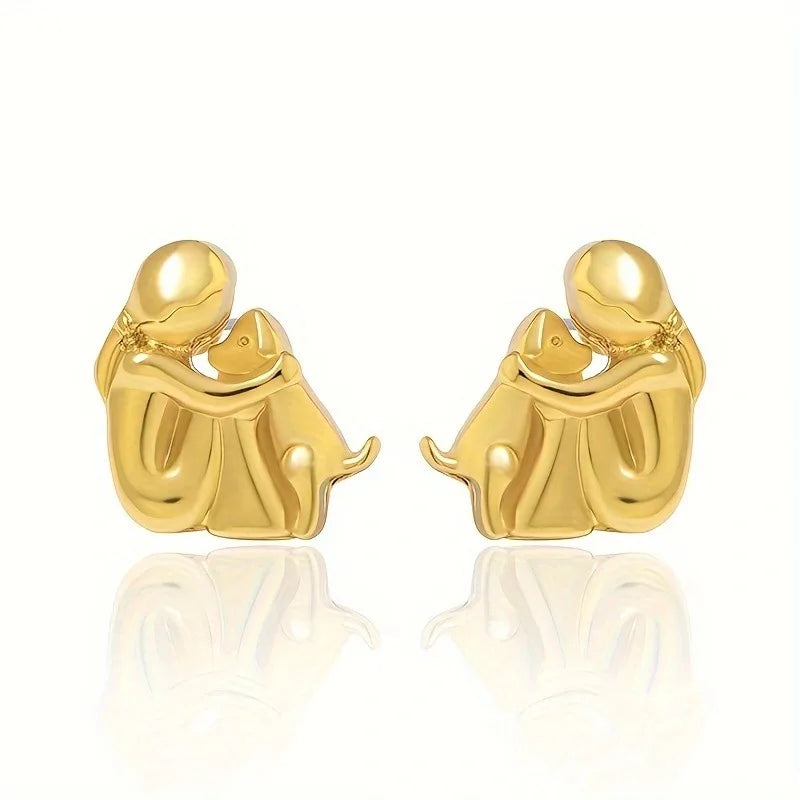 Dog Icon Earrings