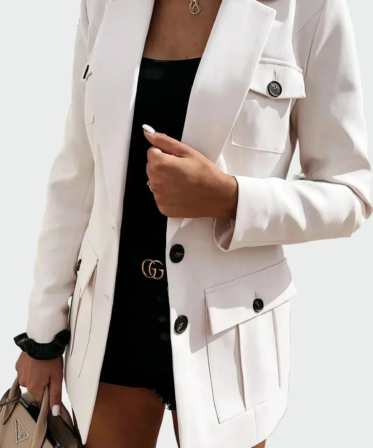 Jacket with an elegant cut