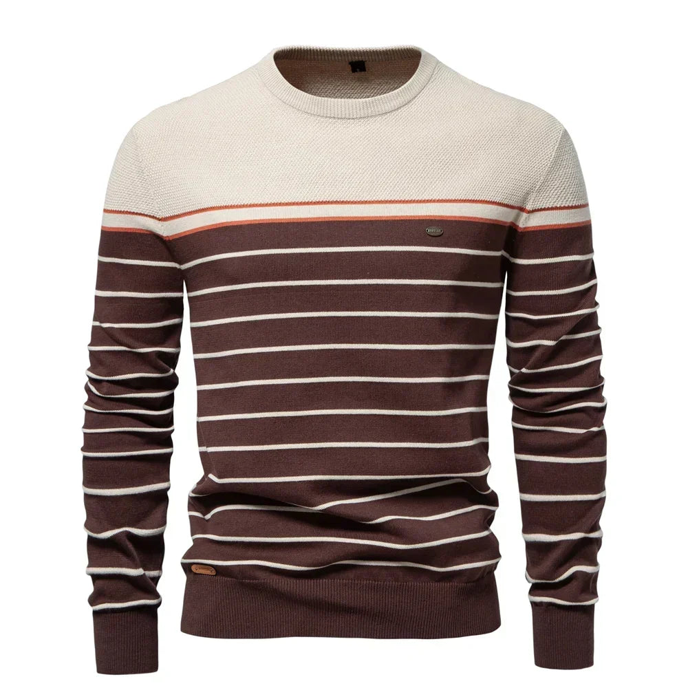 Wagenfeld™ | Herrtröja med randig design