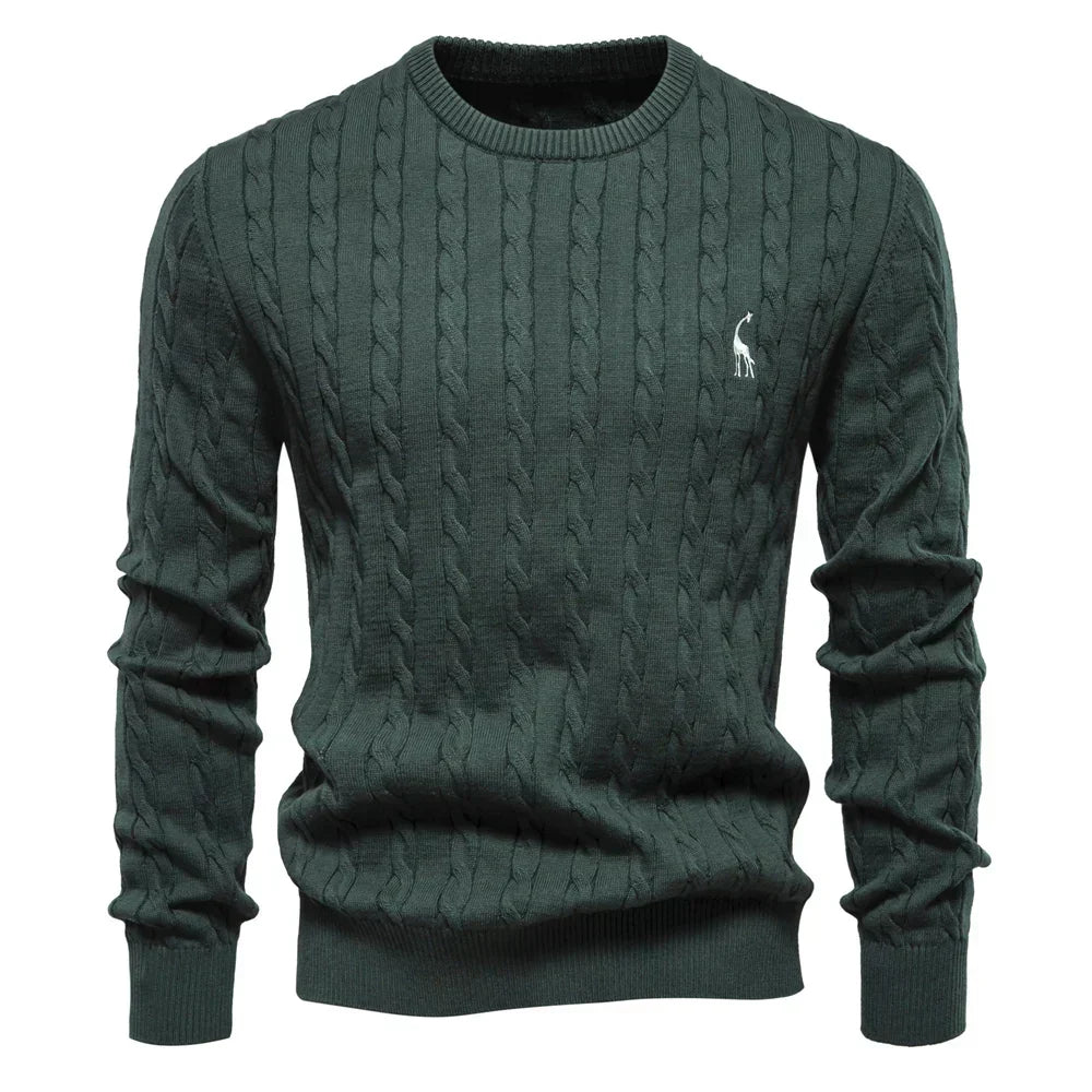 Falkner™ | Stickad modern herrtröja