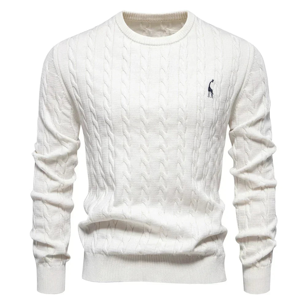 Falkner™ | Stickad modern herrtröja