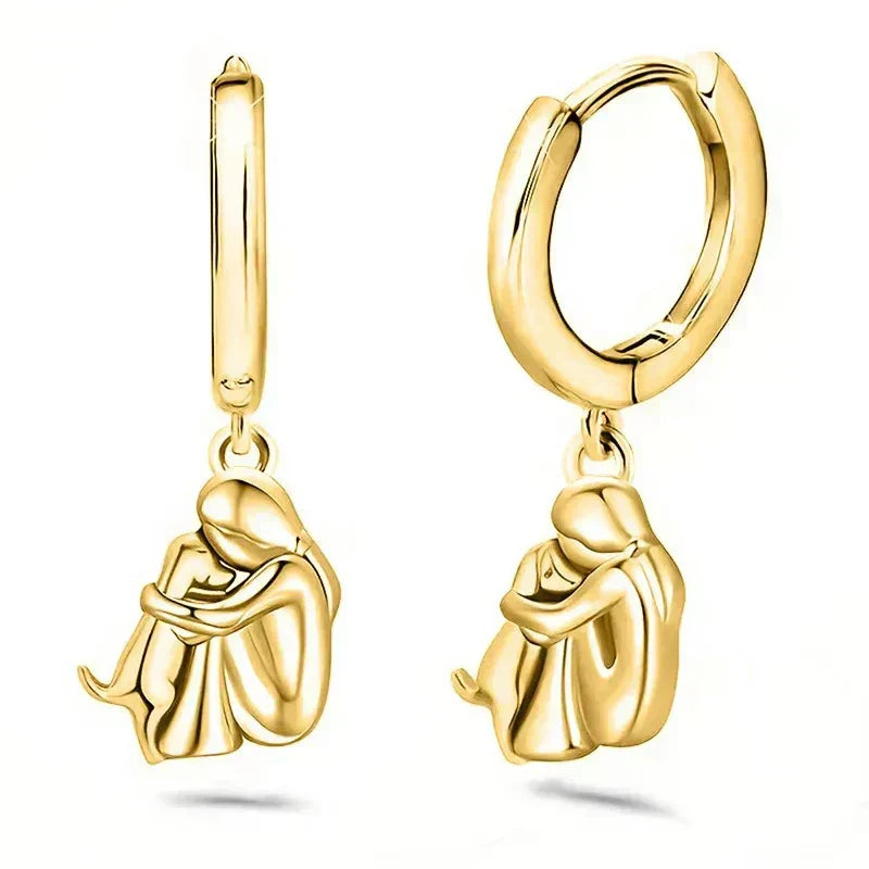 Dog Icon Earrings