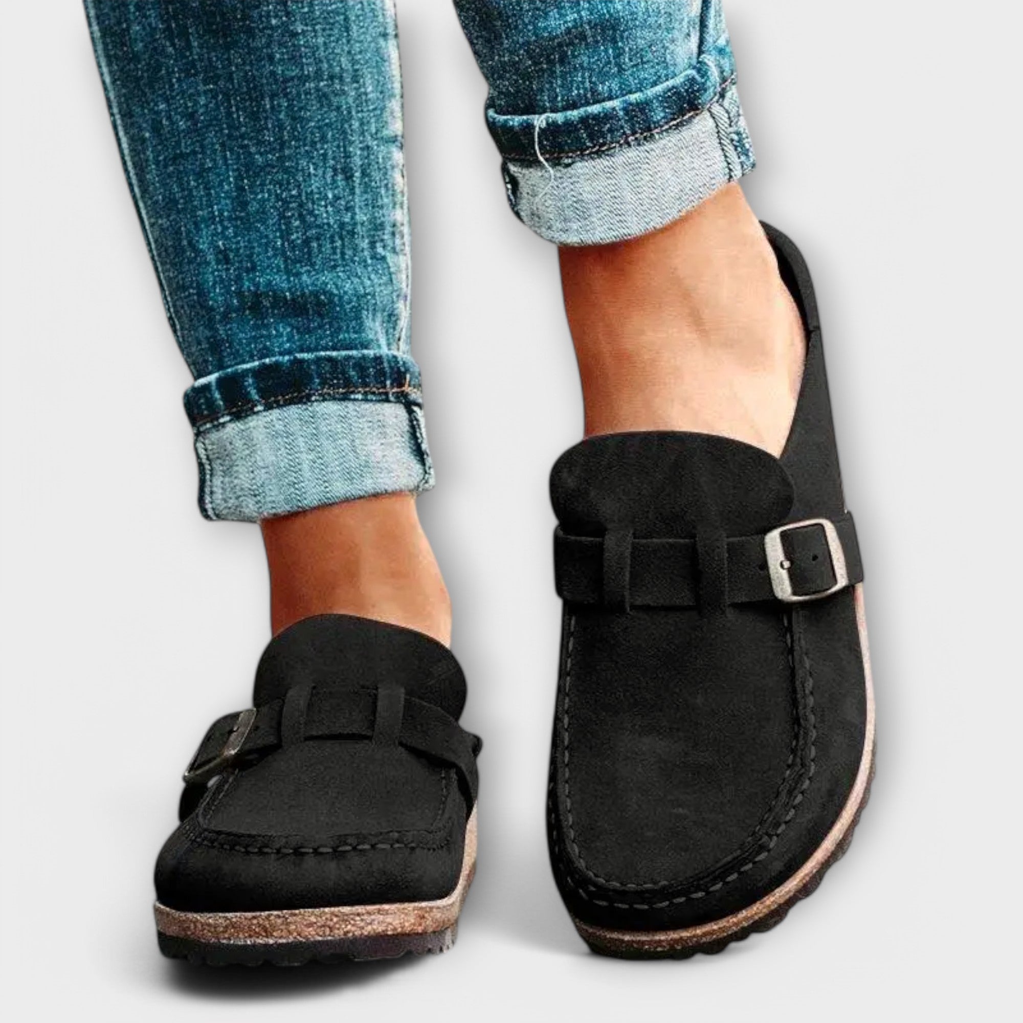 Magdaléna Elegant Orthopedic Moccasins with Decoration