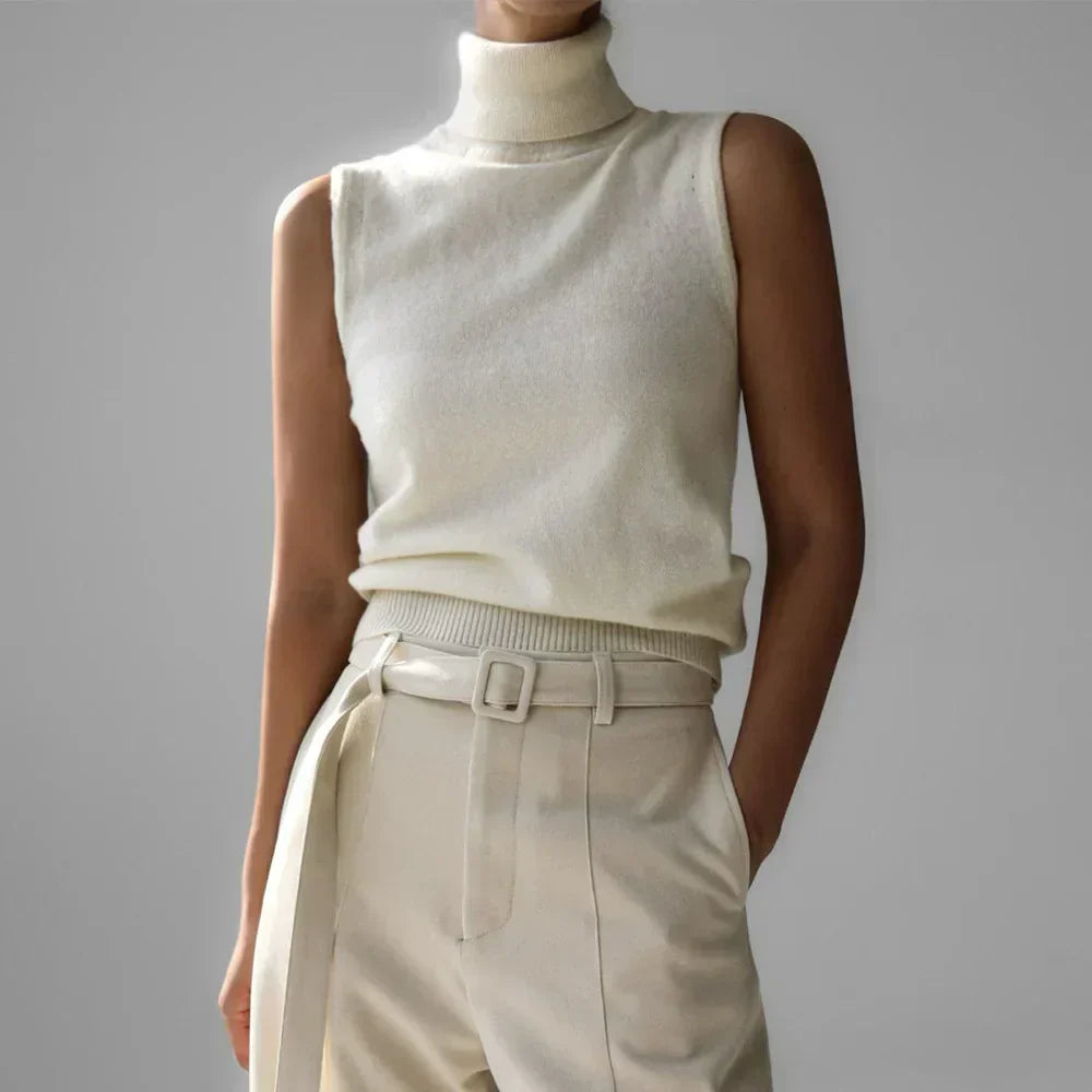 Marenton Vest with High Collar