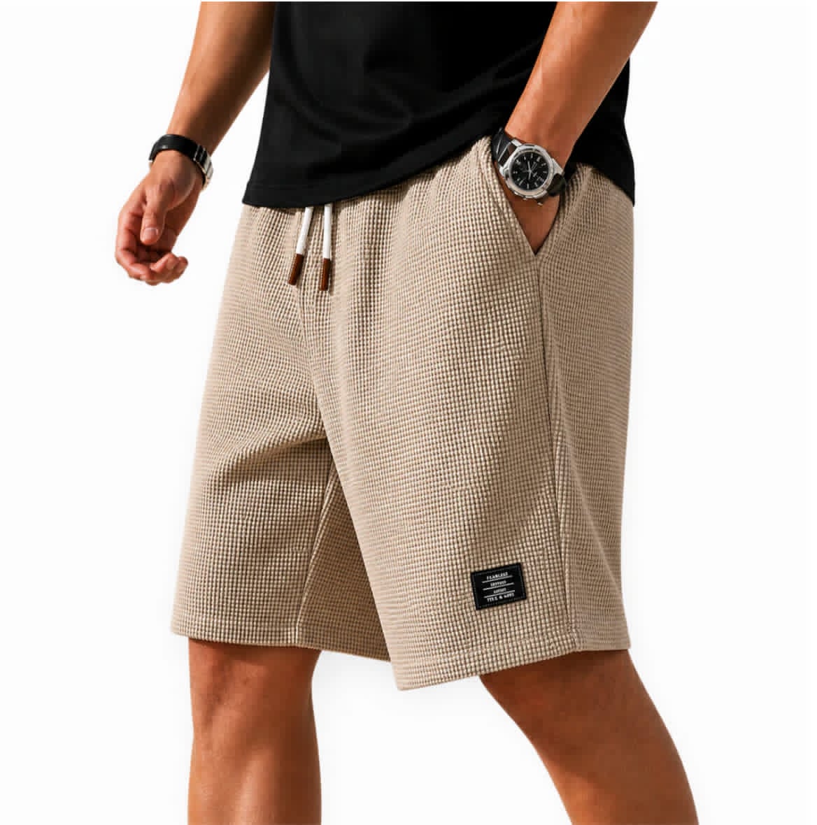 Mason | Vafflade Bermuda Shorts