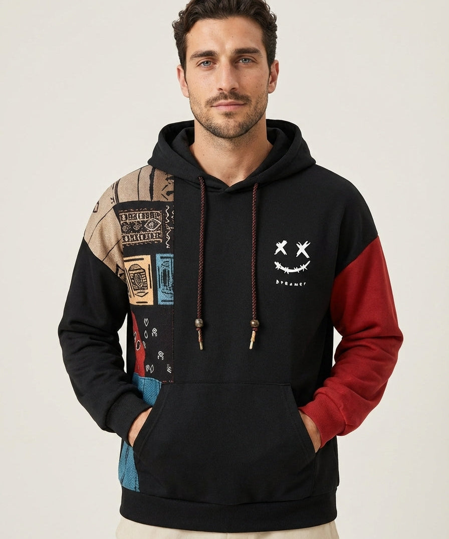Axel - Urban Patchwork Hoodie