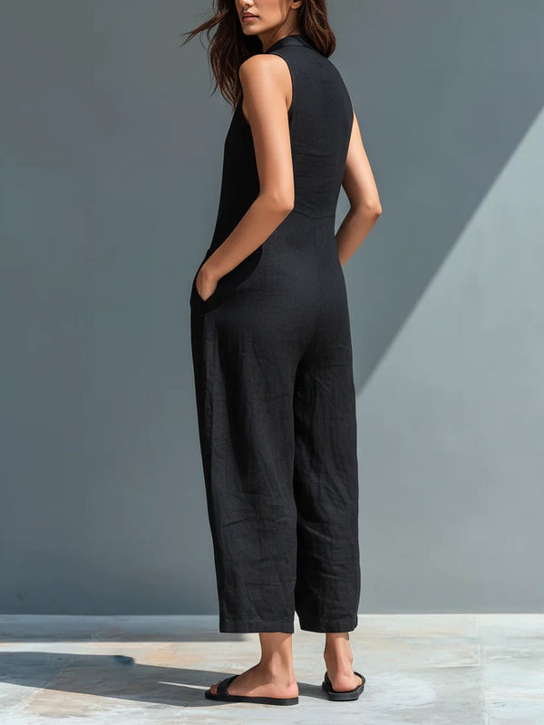 Lotte™ | Minimalist Sleeveless Jumpsuit