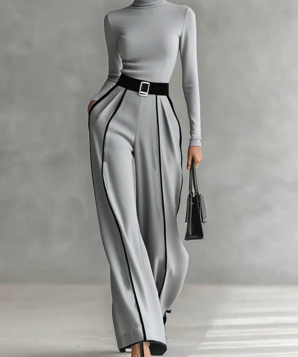 Vera™ | Elegant outfit with contrasting details
