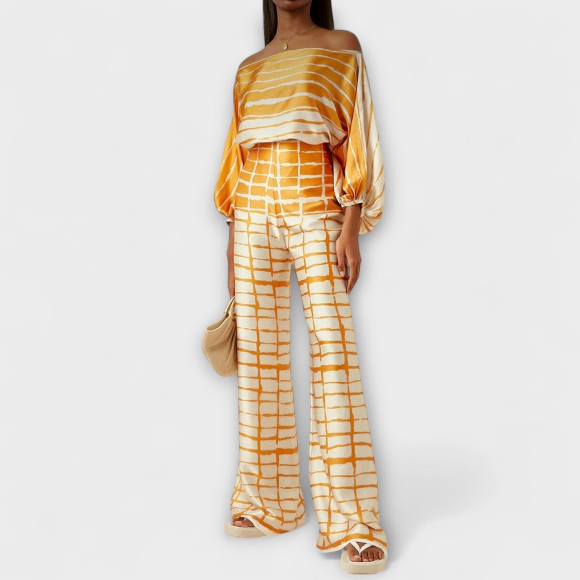 Two-piece summer suit