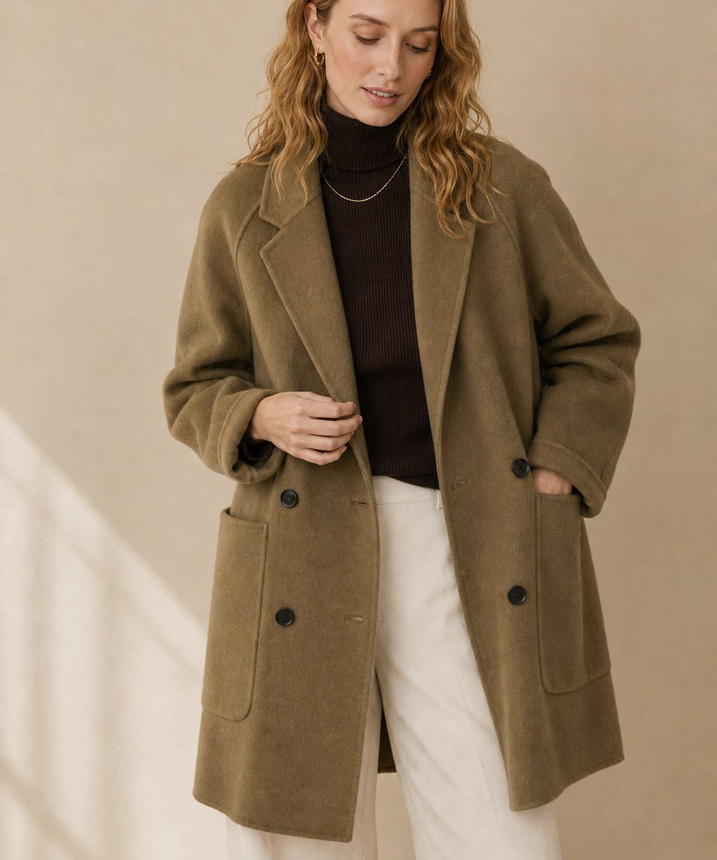 Amory Wool Herringbone Coat