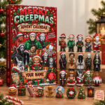 Personalised Horror Movie Advent Calendar with Horror Characters