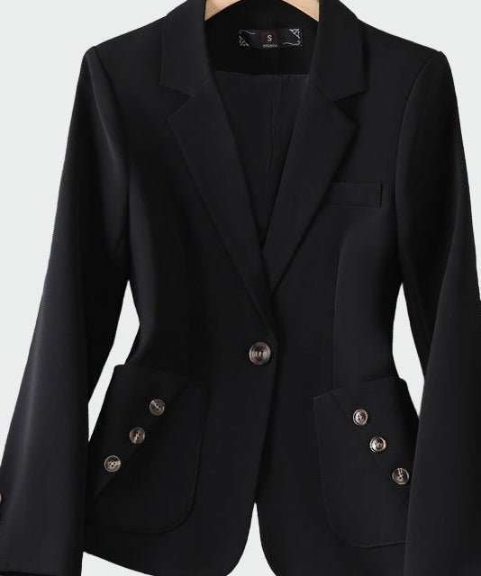 Jacket with a charming cut