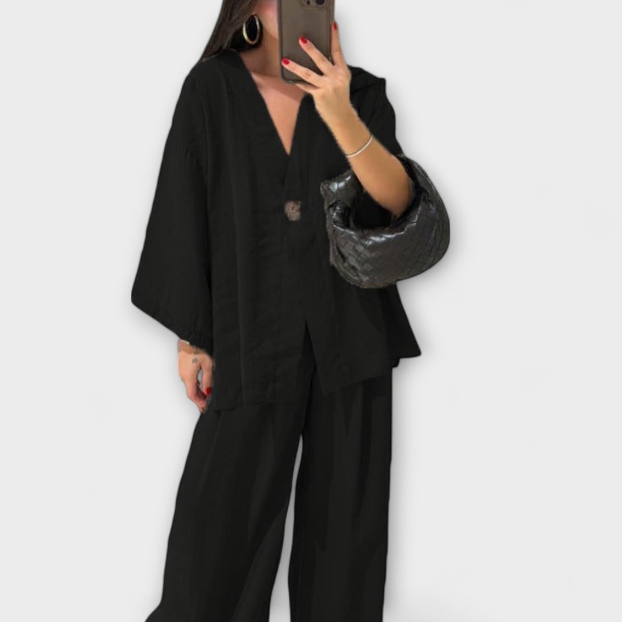 Double layer top and trousers