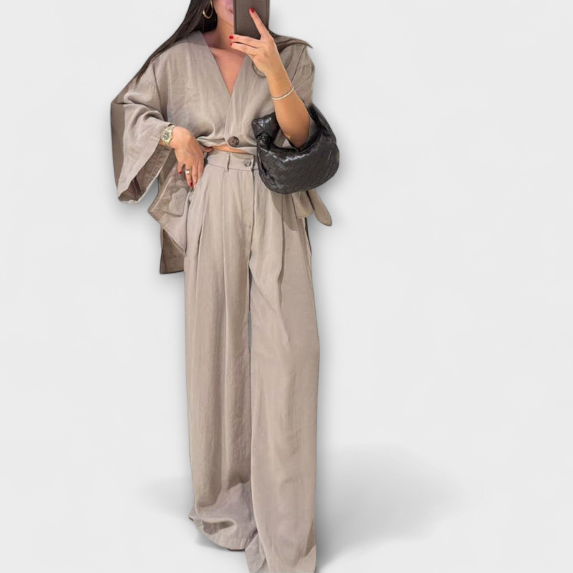 Double layer top and trousers