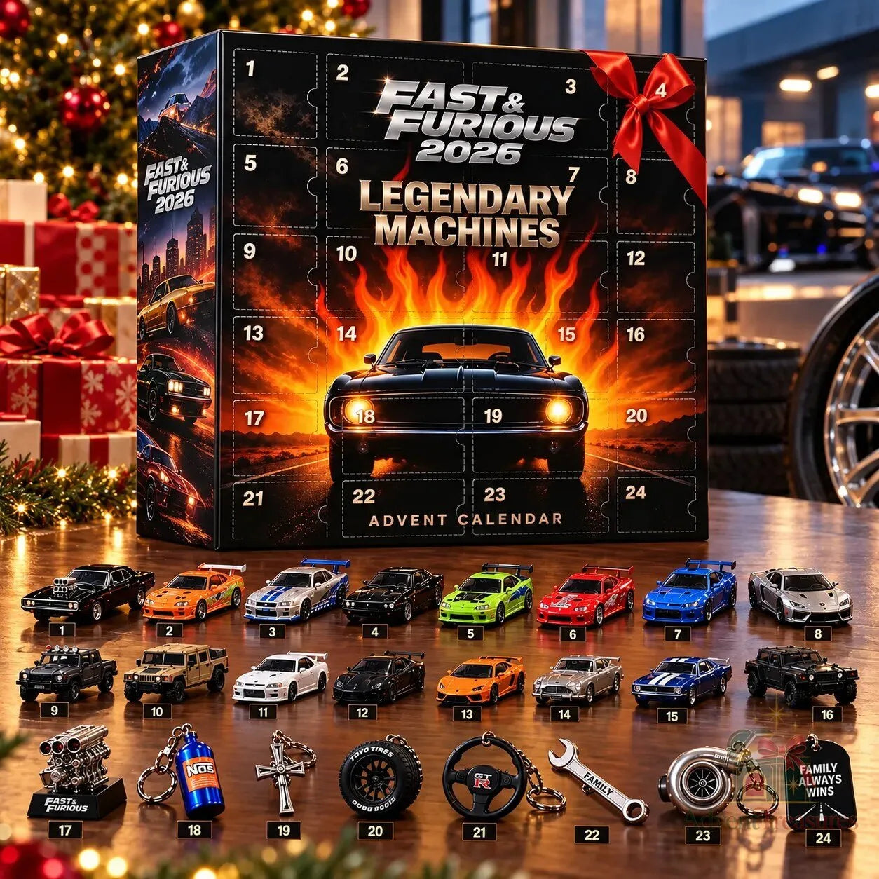 Fast & Furious Advent Calendar 2026: 24 Collectable Surprises