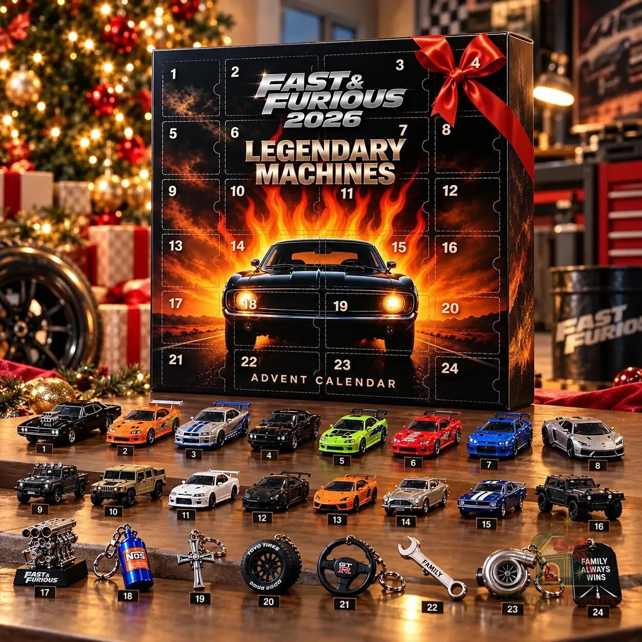 Fast & Furious Advent Calendar 2026: 24 Collectable Surprises