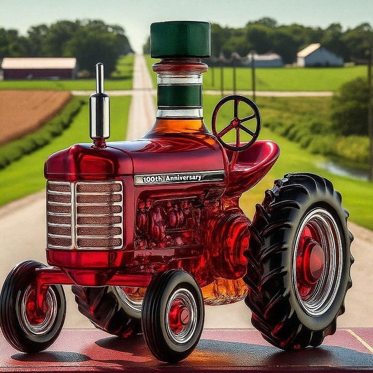 Farmall Whisky Hip Flask