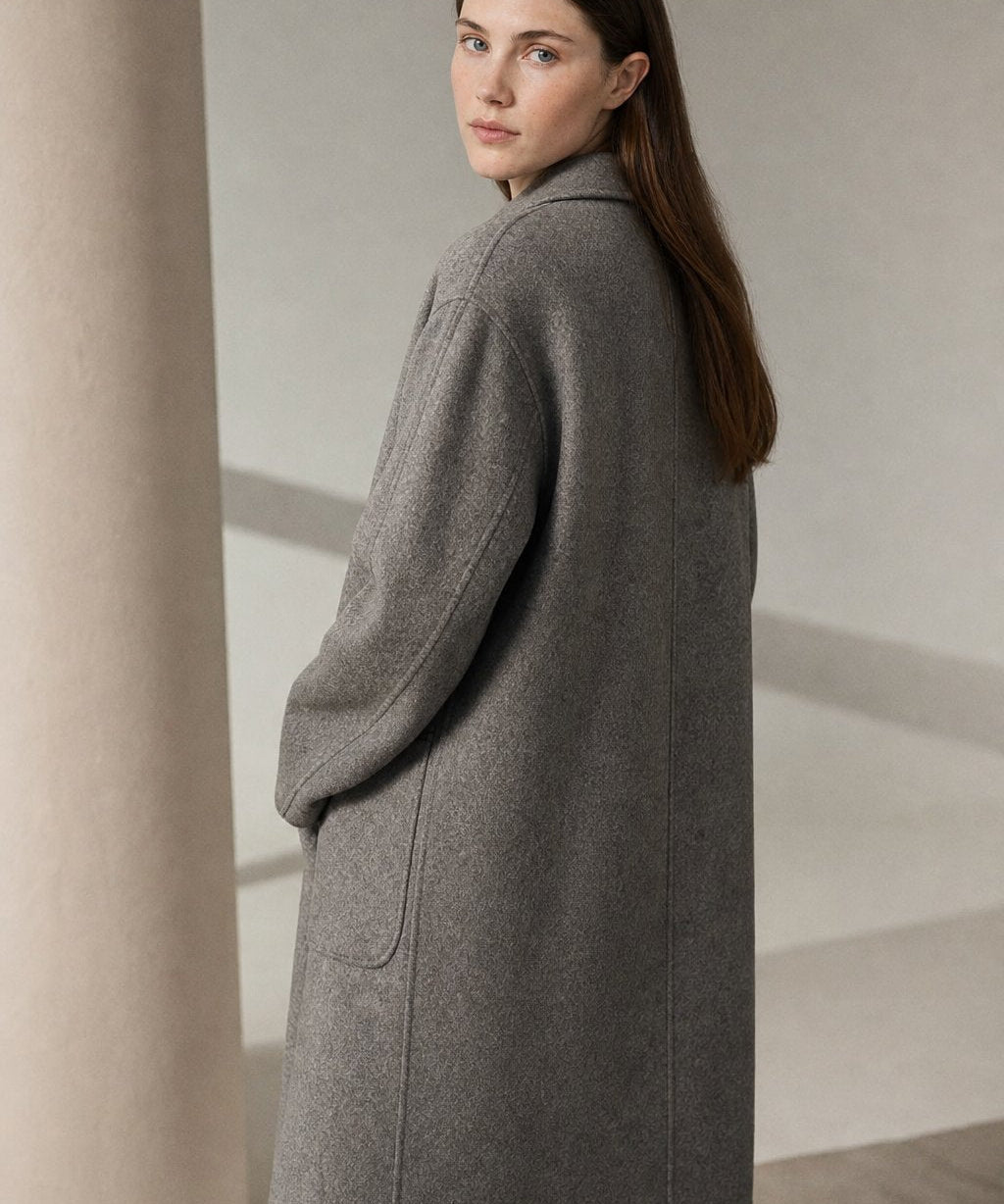 Hudson Park Wool Overcoat
