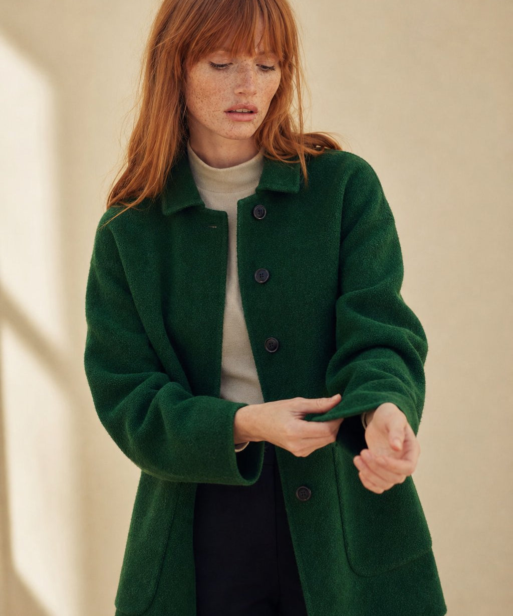 Hudson Park Wool Overcoat