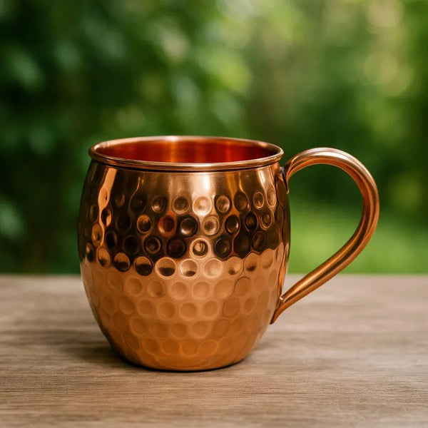 Hammered Copper Moscow Mule Mug - 440ml