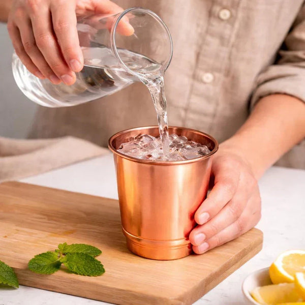 Emma Sydney 350ml Banded Copper Tumbler