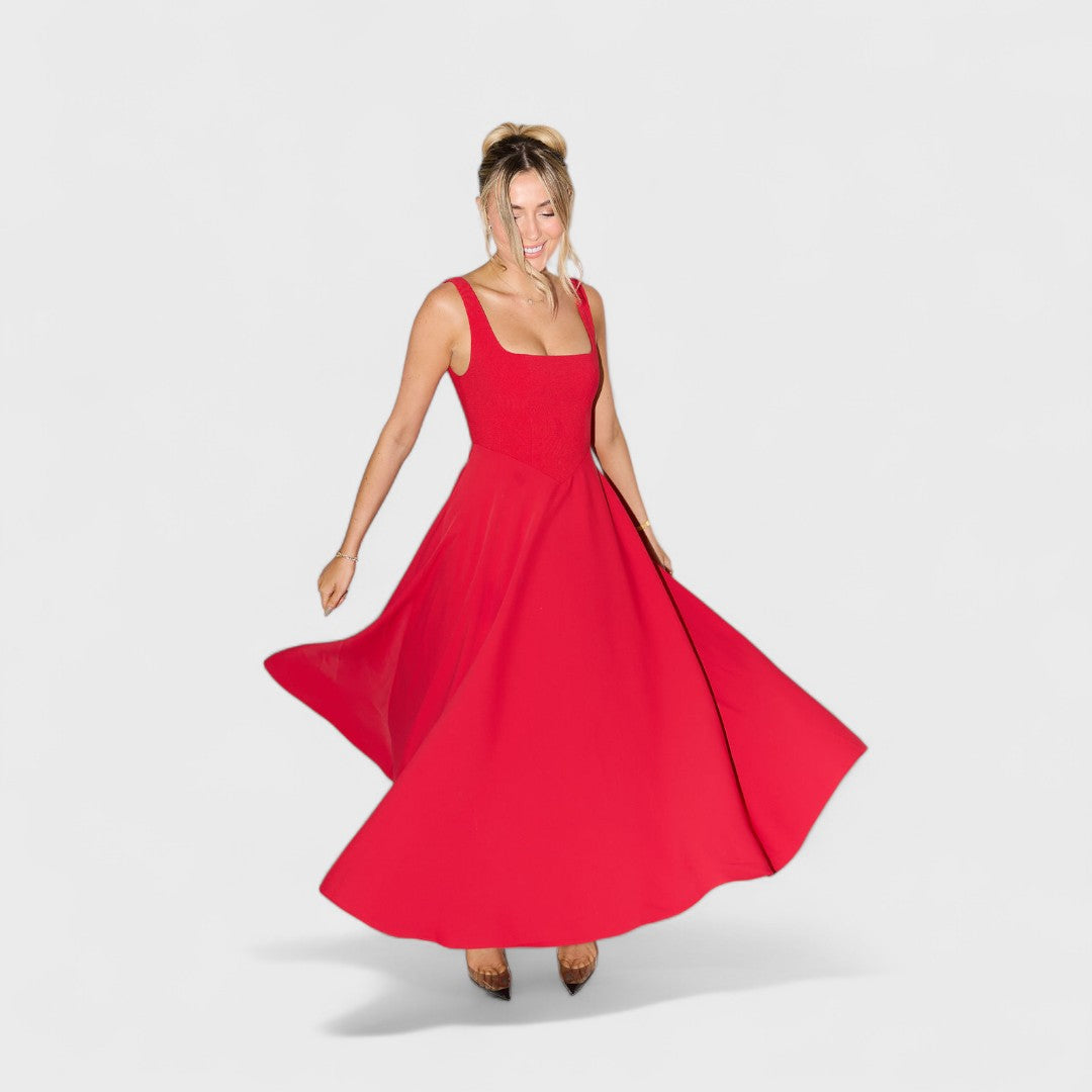Amelia – Timeless flowy midi dress