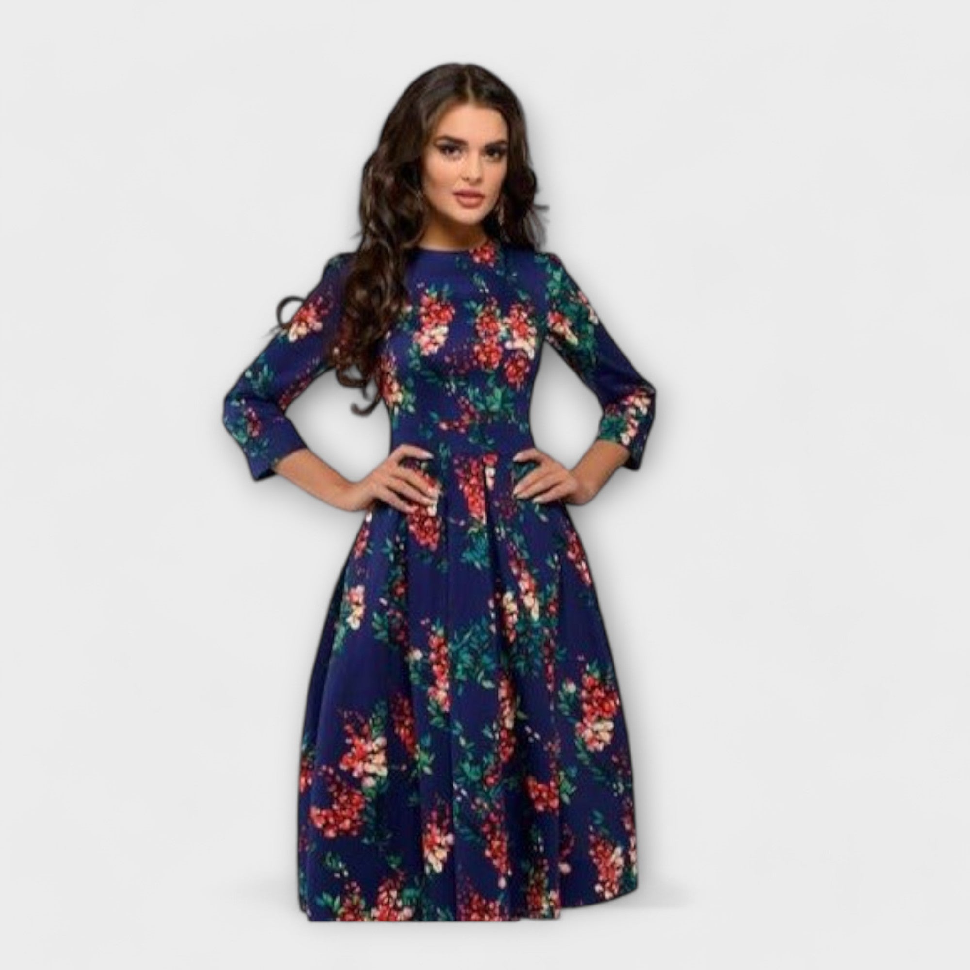Rochie elegantă până la jumătatea gambei