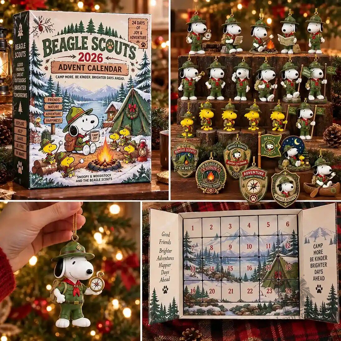 Snoopy Beagle Scout Advent Calendar 2026