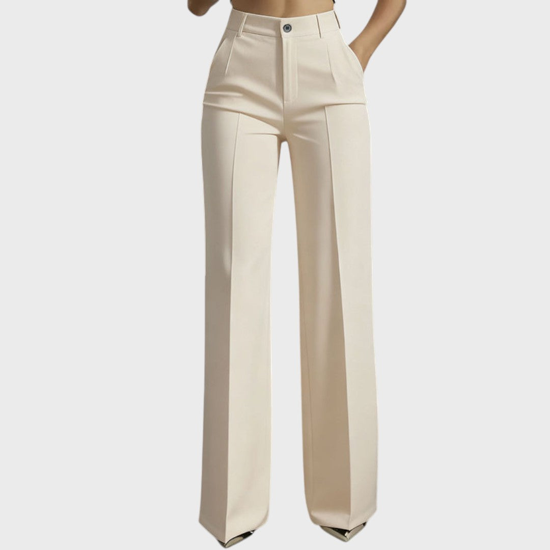 Stylish high waisted trousers