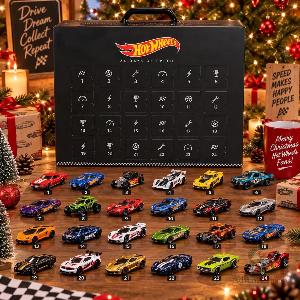 Hot Wheels Advent Calendar 2026: 24 Miniature Surprises