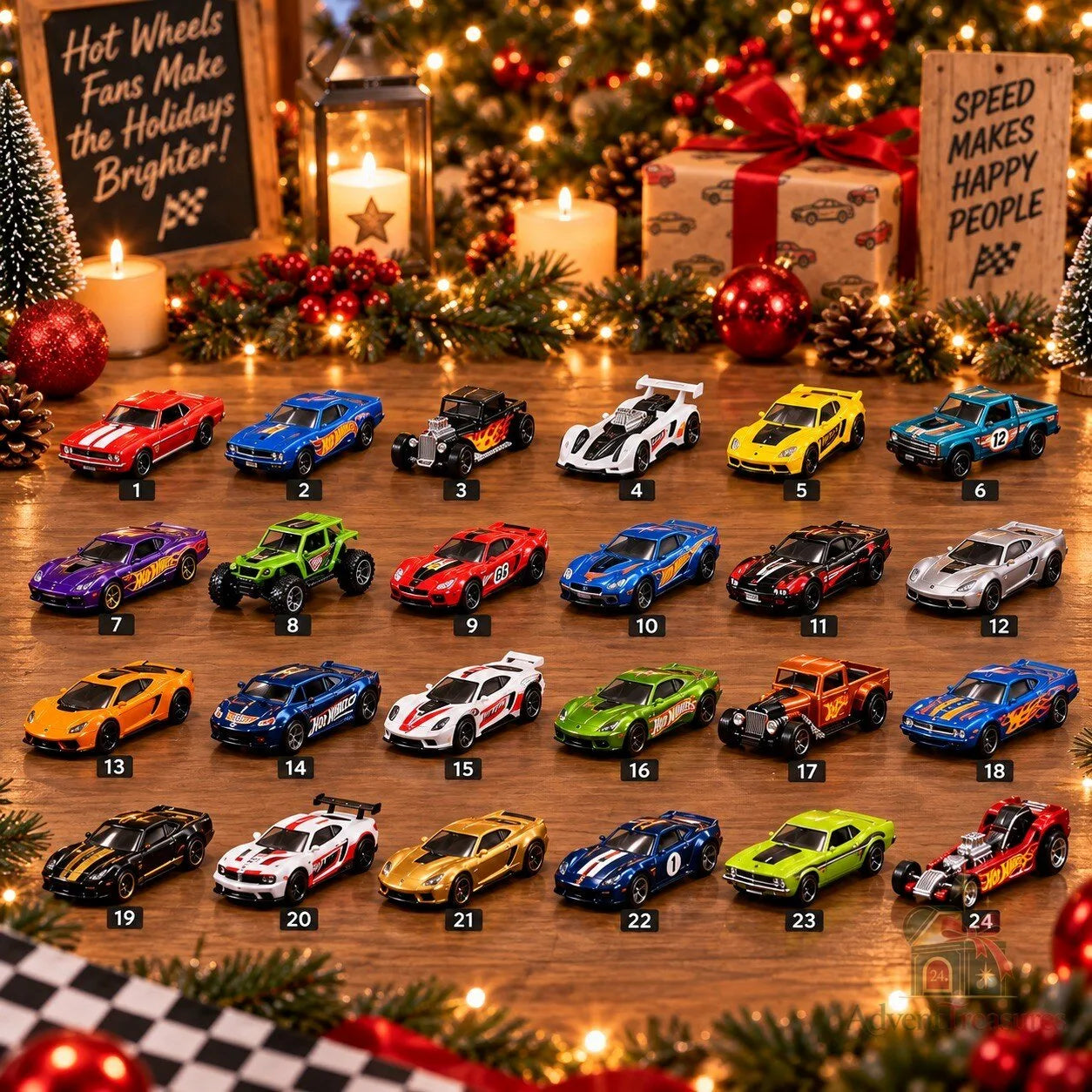 Hot Wheels Advent Calendar 2026: 24 Miniature Surprises