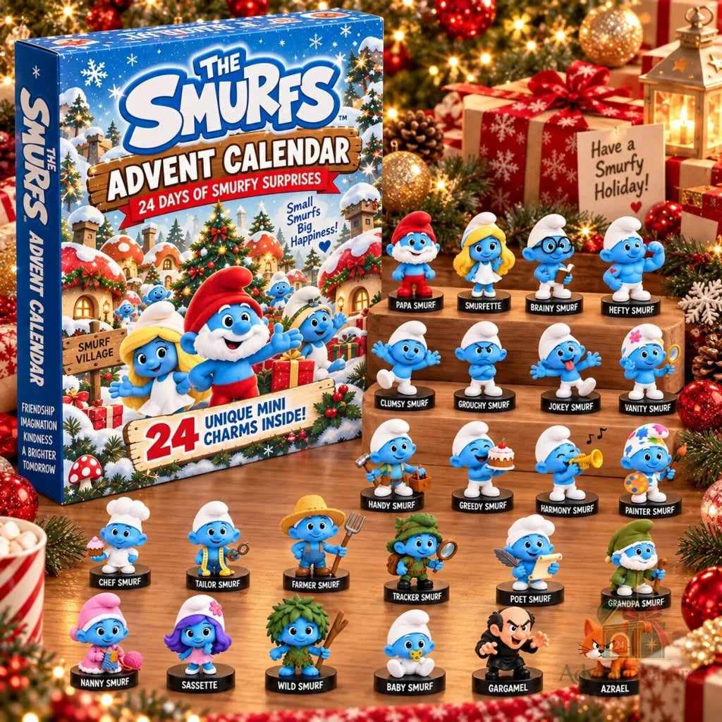The Smurfs Advent Calendar 2026: 24 Smurf Surprises
