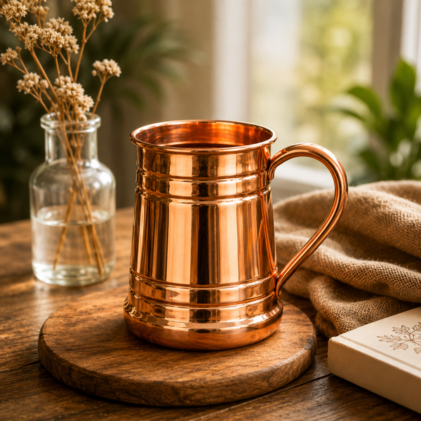 Vintage Copper Mug 530ml