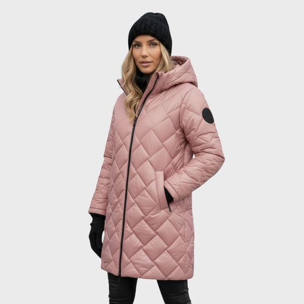 Clara Elegant Padded Coat with Hood